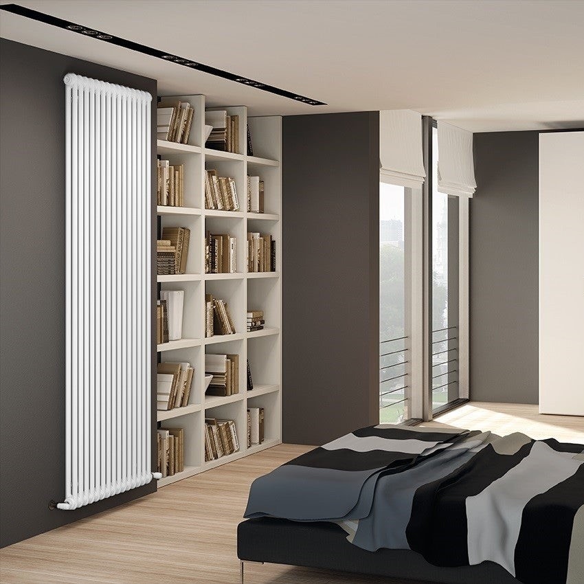 Immagine di Irsap TESI 2 radiatore 7 elementi H.180 L.31,5 P.6,5cm, colore bianco edelweiss finitura lucido RT218000734IR02N