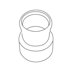 Immagine di Bosch FC-SO60 Riduzione monoparete da Ø80 mm a Ø60 mm; PP rigido opaco 7738112919