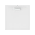 Immagine di Ideal Standard ULTRAFLAT NEW piatto doccia quadrato 80 cm, in acrilico, colore bianco seta finitura opaco T4466V1