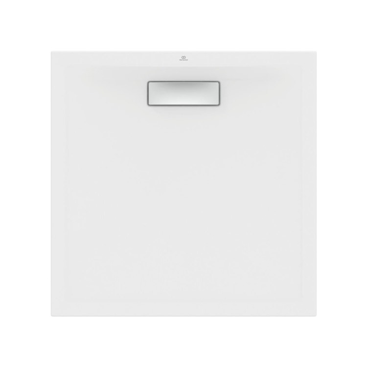 Ideal Standard ULTRAFLAT NEW piatto doccia quadrato 80 cm, in acrilico, colore bianco seta finitura opaco T4466V1