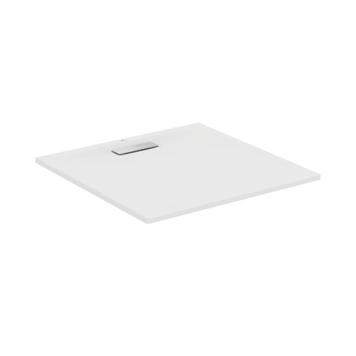 Piatto doccia 90x90 quadrato in acrilico bianco Ideal Standard Ultraflat New vista laterale