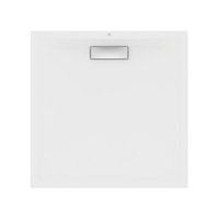 Piatto doccia 90x90 quadrato in acrilico bianco Ideal Standard Ultraflat New vista dall'alto