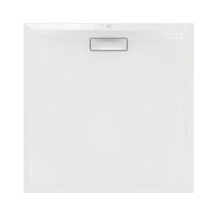 Immagine di Ideal Standard ULTRAFLAT NEW piatto doccia quadrato 100 cm, in acrilico, colore bianco finitura lucido T448801