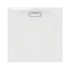Immagine di Ideal Standard ULTRAFLAT NEW piatto doccia quadrato 100 cm, in acrilico, colore bianco finitura lucido T448801