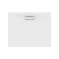 Immagine di Ideal Standard ULTRAFLAT NEW piatto doccia rettangolare L.100 P.80 cm, in acrilico, colore bianco seta finitura opaco T4468V1