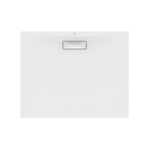 Immagine di Ideal Standard ULTRAFLAT NEW piatto doccia rettangolare L.100 P.80 cm, in acrilico, colore bianco finitura lucido T446801