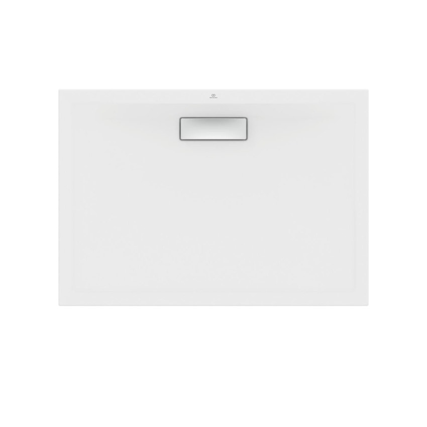 Immagine di Ideal Standard ULTRAFLAT NEW piatto doccia rettangolare L.100 P.70 cm, in acrilico, colore bianco seta finitura opaco T4475V1