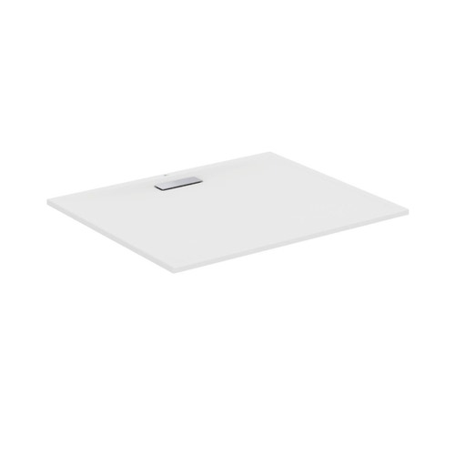 Immagine di Ideal Standard ULTRAFLAT NEW piatto doccia rettangolare L.120 P.100 cm, in acrilico, colore bianco finitura lucido T448901