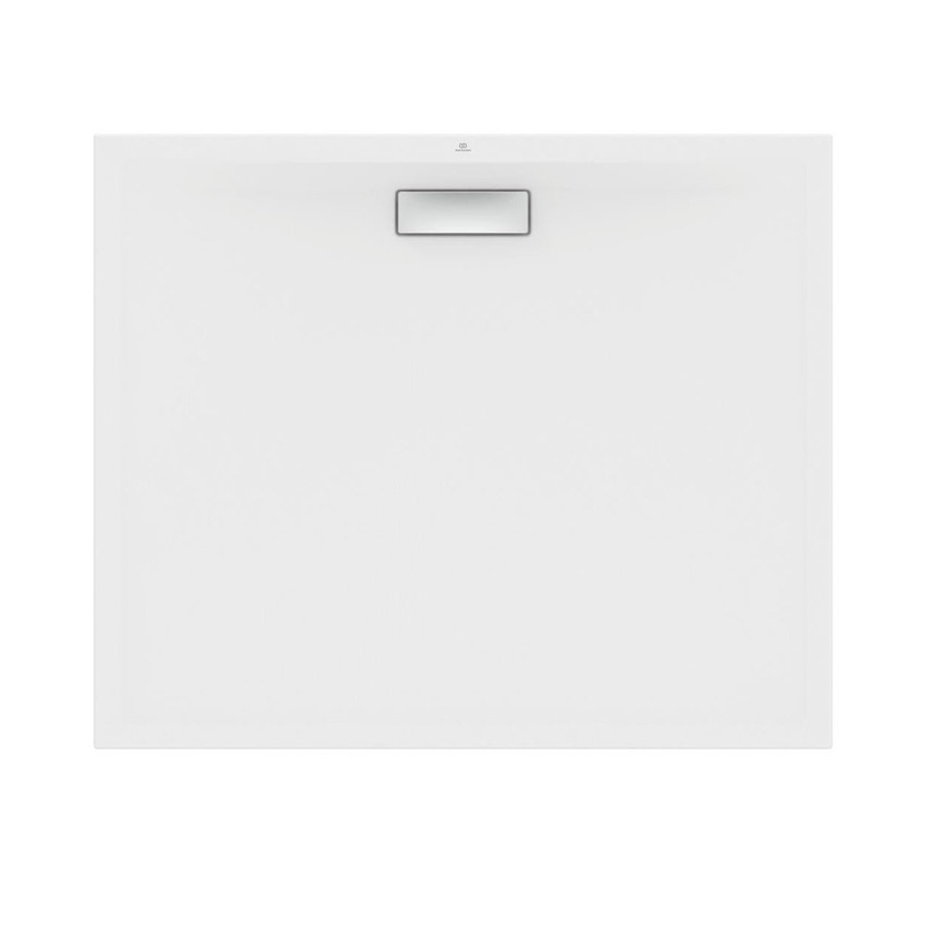 Immagine di Ideal Standard ULTRAFLAT NEW piatto doccia rettangolare L.120 P.100 cm, in acrilico, colore bianco seta finitura opaco T4489V1