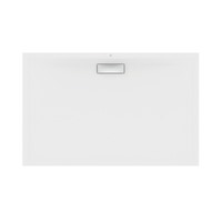 Immagine di Ideal Standard ULTRAFLAT NEW piatto doccia rettangolare L.140 P.90 cm, in acrilico, colore bianco finitura lucido T448401