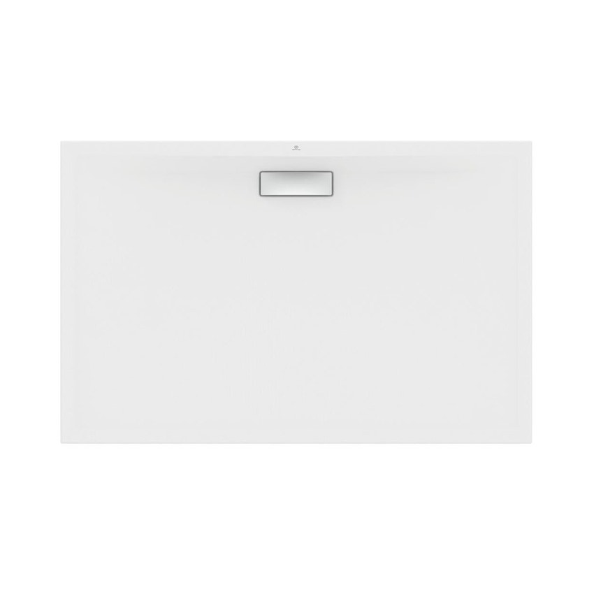 Immagine di Ideal Standard ULTRAFLAT NEW piatto doccia rettangolare L.140 P.90 cm, in acrilico, colore bianco finitura lucido T448401