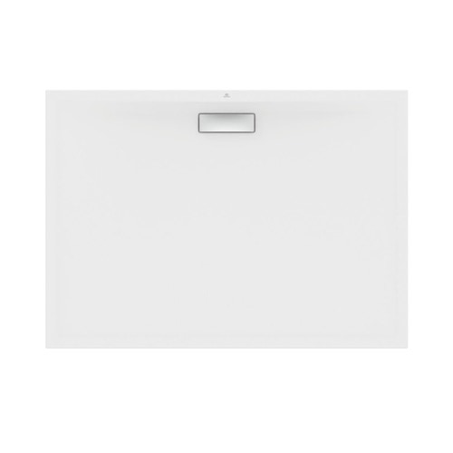 Immagine di Ideal Standard ULTRAFLAT NEW piatto doccia rettangolare L.140 P.100 cm, in acrilico, colore bianco seta finitura opaco T4490V1