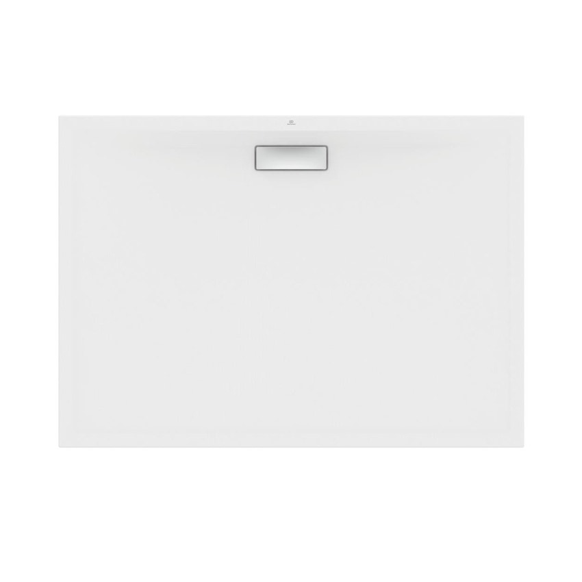 Immagine di Ideal Standard ULTRAFLAT NEW piatto doccia rettangolare L.140 P.100 cm, in acrilico, colore bianco seta finitura opaco T4490V1