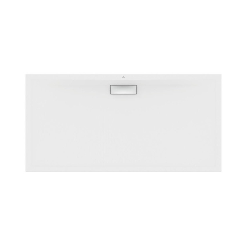 Immagine di Ideal Standard ULTRAFLAT NEW piatto doccia rettangolare L.160 P.80 cm, in acrilico, colore bianco finitura lucido T447101