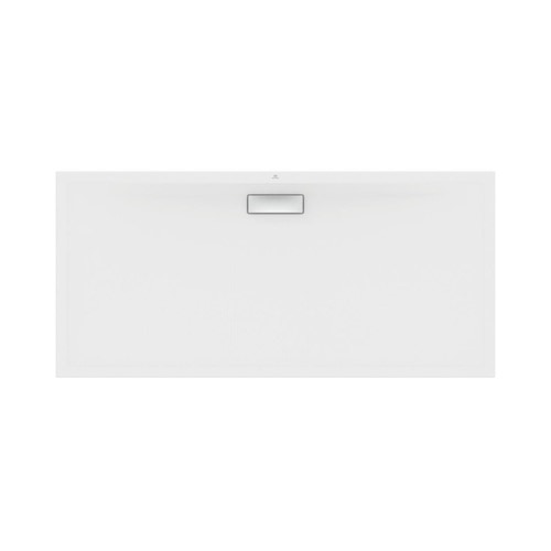 Immagine di Ideal Standard ULTRAFLAT NEW piatto doccia rettangolare L.170 P.80 cm, in acrilico, colore bianco seta finitura opaco T4472V1