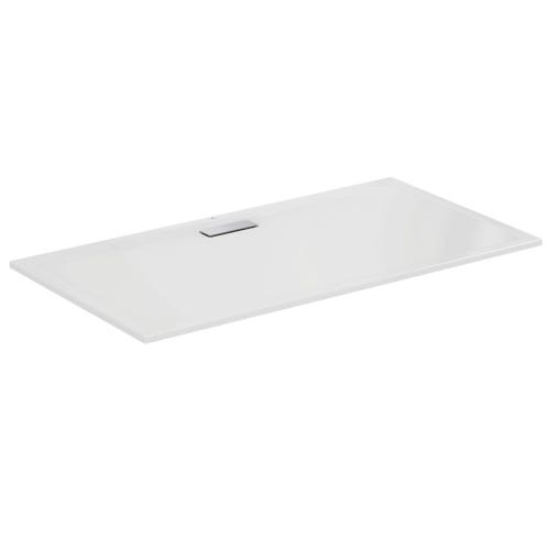 Immagine di Ideal Standard ULTRAFLAT NEW piatto doccia rettangolare L.170 P.90 cm, in acrilico, colore bianco finitura lucido T448601