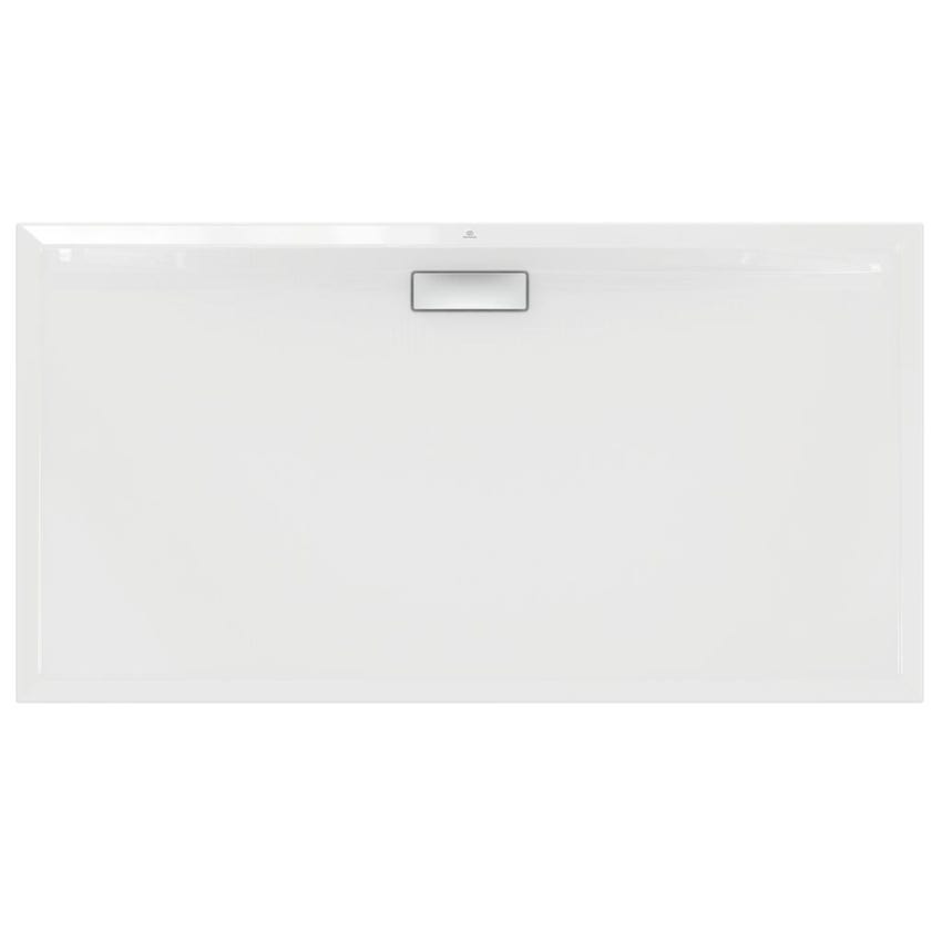 Immagine di Ideal Standard ULTRAFLAT NEW piatto doccia rettangolare L.170 P.90 cm, in acrilico, colore bianco finitura lucido T448601