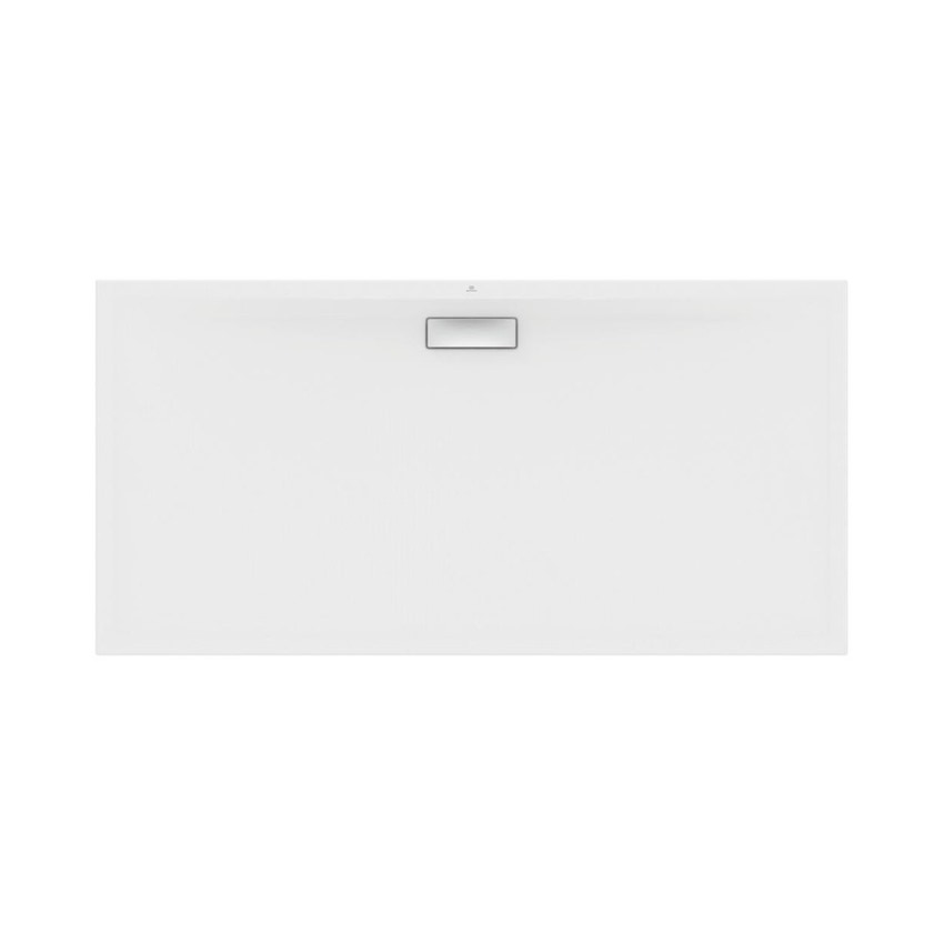 Immagine di Ideal Standard ULTRAFLAT NEW piatto doccia rettangolare L.180 P.90 cm, in acrilico, colore bianco seta finitura opaco T4487V1