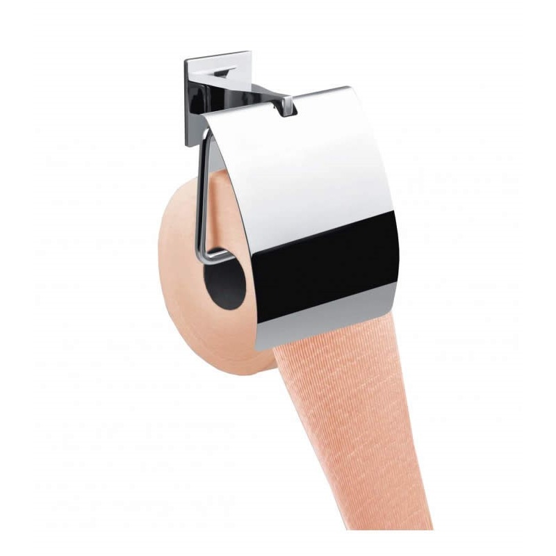 Immagine di Colombo Design FOREVER porta rotolo coperto, finitura cromo B29910CR