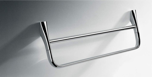 Immagine di Colombo Design LAND porta salviette doppio, finitura cromo B28880CR