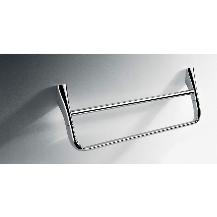 Immagine di Colombo Design LAND porta salviette doppio, finitura cromo B28880CR