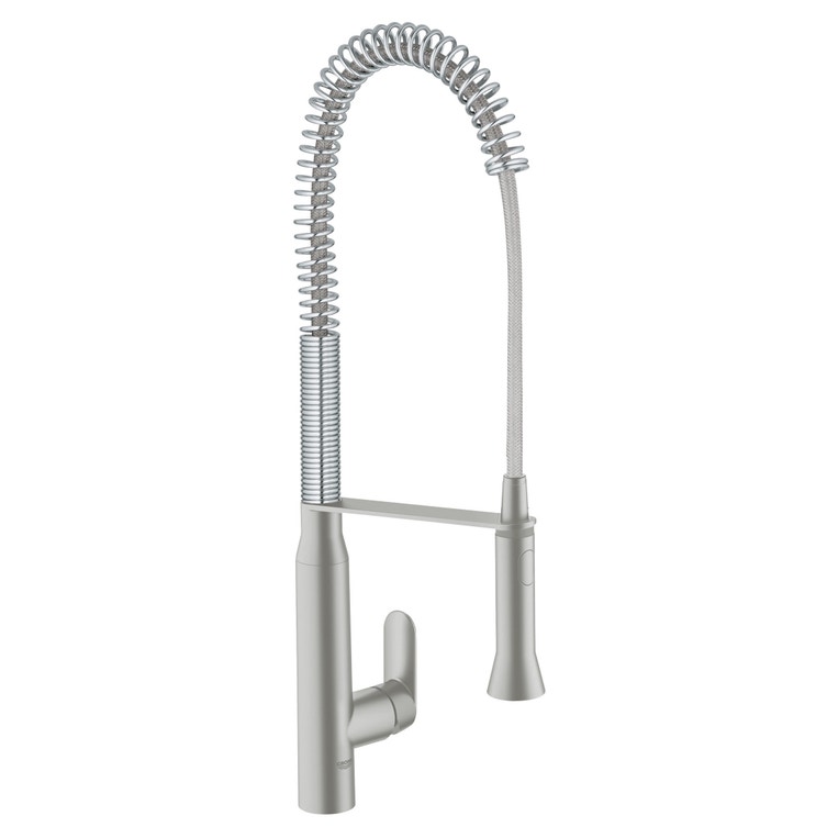 Miscelatore Con Doccetta Grohe.Grohe 32950dc0 K7 Miscelatore Monocomando Per Lavello Con Doccetta Professionale Finitura Supersteel Prezzi E Offerte Su Tavolla Com