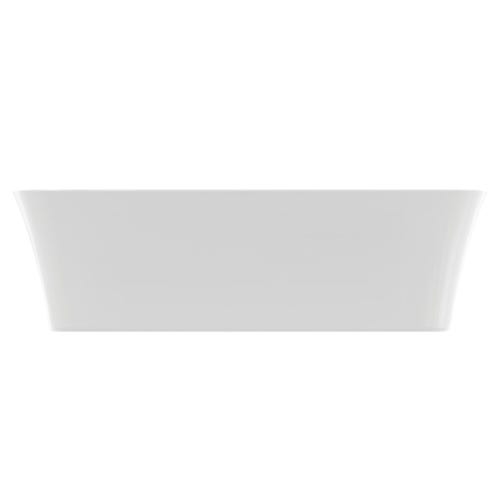 Immagine di Ideal Standard IPALYSS lavabo da appoggio 80 cm, senza troppopieno, con piletta, colore bianco seta finitura opaco E1391V1