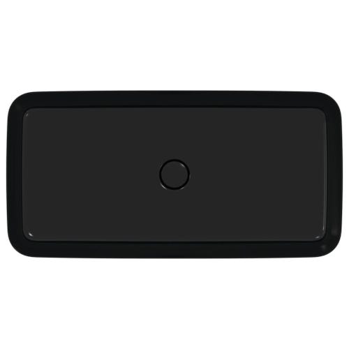 Immagine di Ideal Standard IPALYSS lavabo da appoggio 80 cm, senza troppopieno, con piletta, colore nero finitura opaco E1391V3