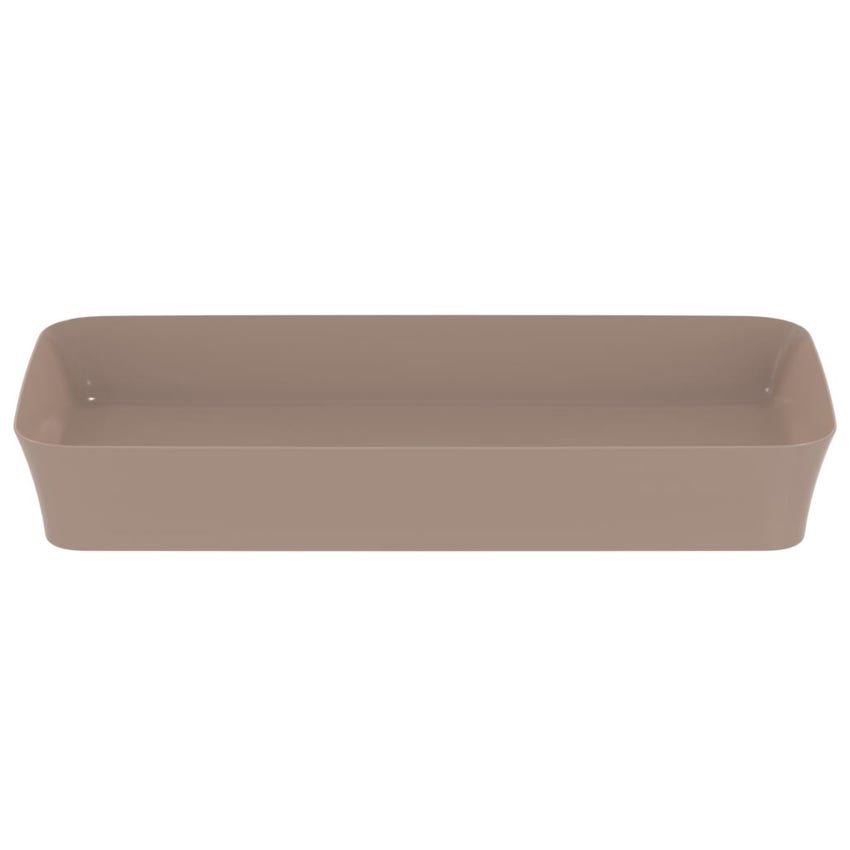 Immagine di Ideal Standard IPALYSS lavabo da appoggio 80 cm, senza troppopieno, con piletta, colore kashmir finitura opaco E1391V4