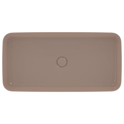 Immagine di Ideal Standard IPALYSS lavabo da appoggio 80 cm, senza troppopieno, con piletta, colore kashmir finitura opaco E1391V4