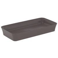 Immagine di Ideal Standard IPALYSS lavabo da appoggio 80 cm, senza troppopieno, con piletta, colore ardesia finitura opaco E1391V5