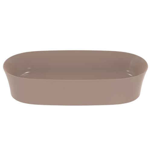 Immagine di Ideal Standard IPALYSS lavabo da appoggio 60 cm, senza troppopieno, con piletta, colore kashmir finitura opaco E1396V4