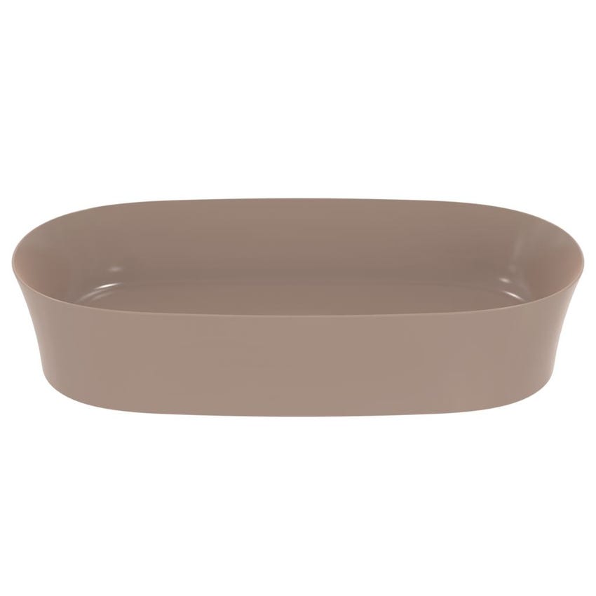 Immagine di Ideal Standard IPALYSS lavabo da appoggio 60 cm, senza troppopieno, con piletta, colore kashmir finitura opaco E1396V4