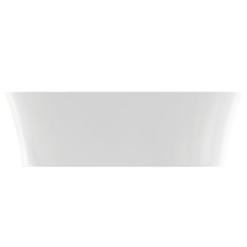 Immagine di Ideal Standard IPALYSS lavabo da appoggio 60 cm, senza troppopieno, con piletta, colore bianco finitura oapco E1396V1