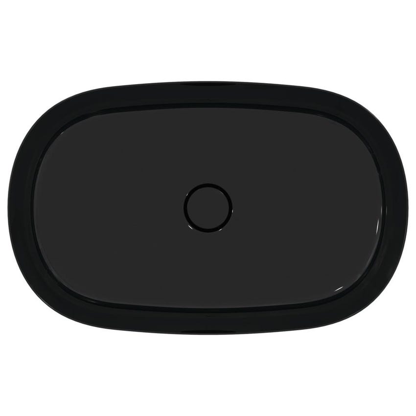 Immagine di Ideal Standard IPALYSS lavabo da appoggio 60 cm, senza troppopieno, con piletta, colore nero E1396V2