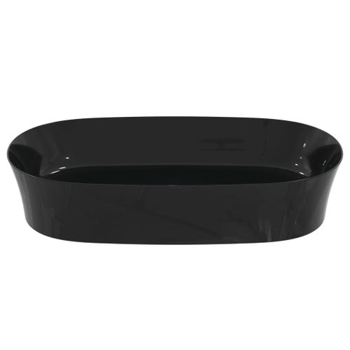 Immagine di Ideal Standard IPALYSS lavabo da appoggio 60 cm, senza troppopieno, con piletta, colore nero E1396V2