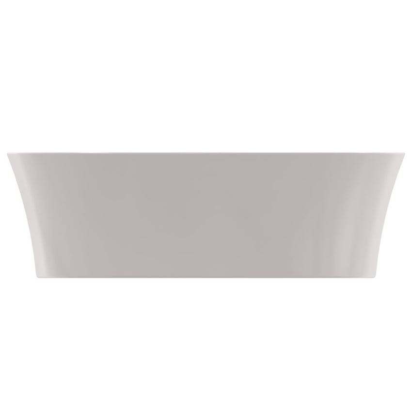 Immagine di Ideal Standard IPALYSS lavabo da appoggio 60 cm, senza troppopieno, con piletta, colore grigio cemento finitura opaco E1396V9