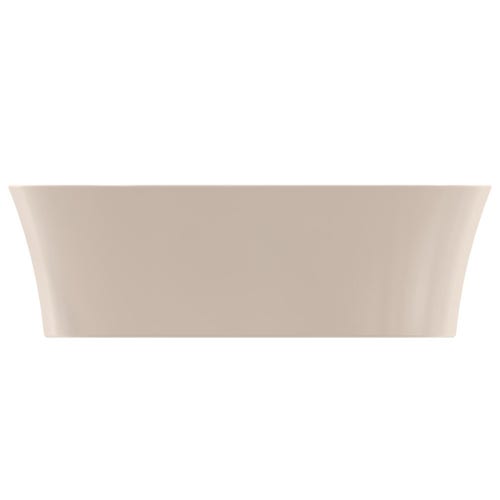 Immagine di Ideal Standard IPALYSS lavabo da appoggio 60 cm, senza troppopieno, con piletta, colore visone finitura opaco E1396V8