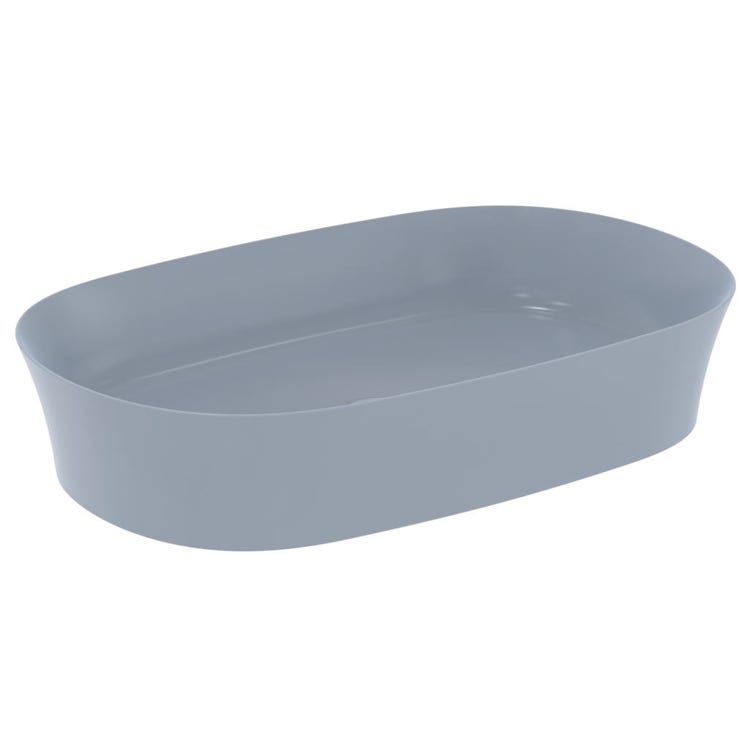 Immagine di Ideal Standard IPALYSS lavabo da appoggio 60 cm, senza troppopieno, con piletta, colore polvere finitura opaco E1396X8