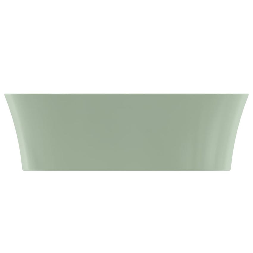 Immagine di Ideal Standard IPALYSS lavabo da appoggio 60 cm, senza troppopieno, con piletta, colore salvia finitura opaco E1396X9