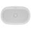 Immagine di Ideal Standard IPALYSS lavabo da appoggio 60 cm, con troppopieno, colore bianco seta finitura opaco E1397V1