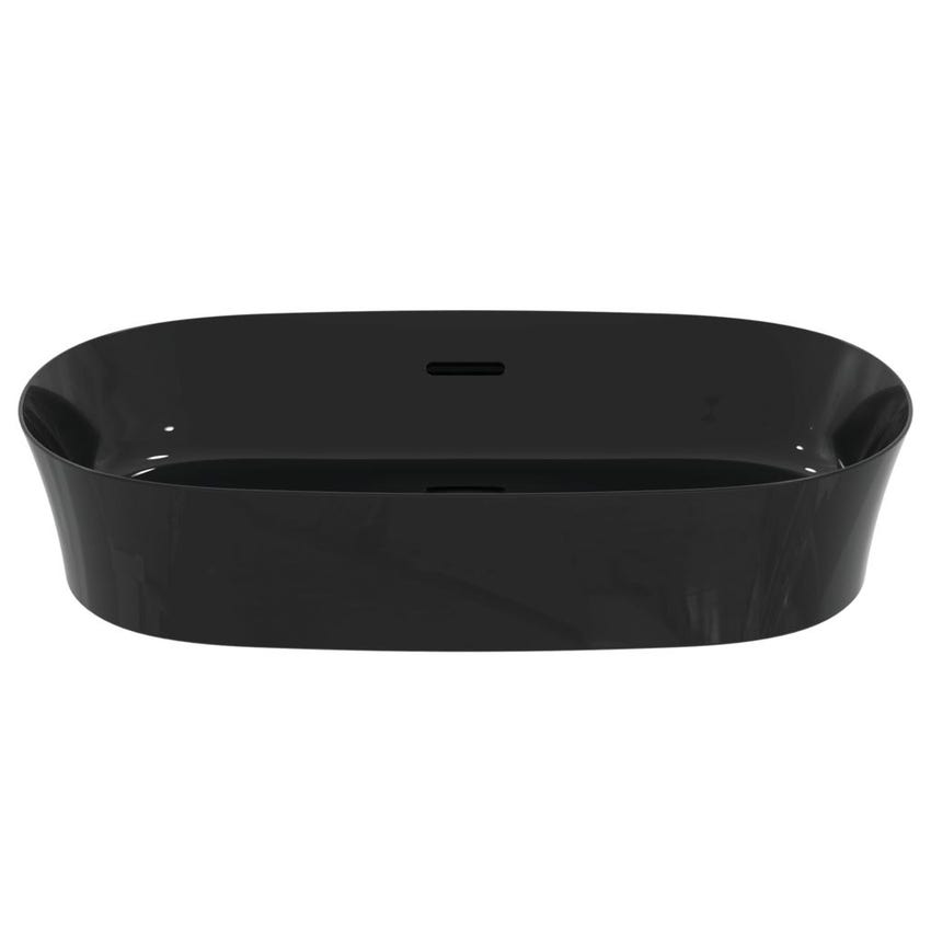 Immagine di Ideal Standard IPALYSS lavabo da appoggio 60 cm, con troppopieno, colore nero E1397V2
