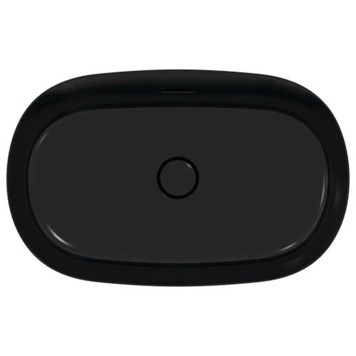 Immagine di Ideal Standard IPALYSS lavabo da appoggio 60 cm, con troppopieno, colore nero finitura opaco E1397V3