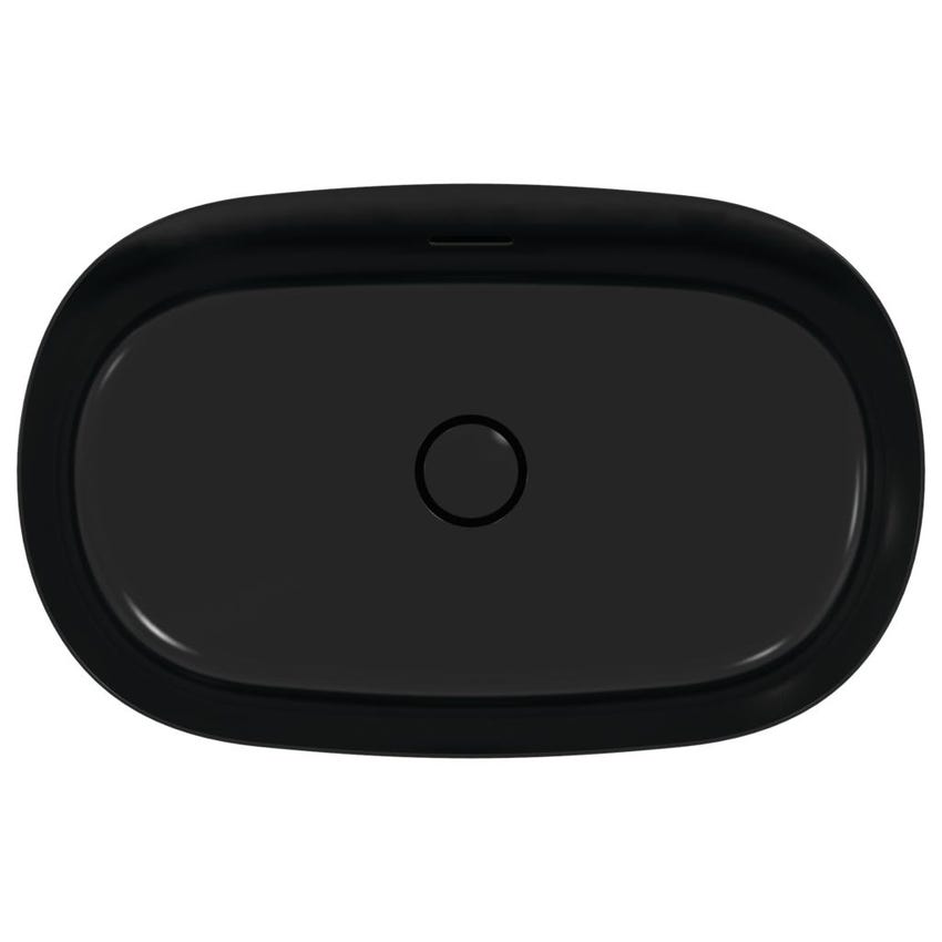 Immagine di Ideal Standard IPALYSS lavabo da appoggio 60 cm, con troppopieno, colore nero finitura opaco E1397V3