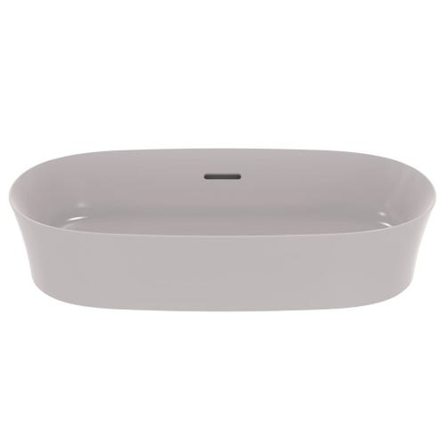 Immagine di Ideal Standard IPALYSS lavabo da appoggio 60 cm, con troppopieno, colore grigio cemento finitura opaco E1397V9
