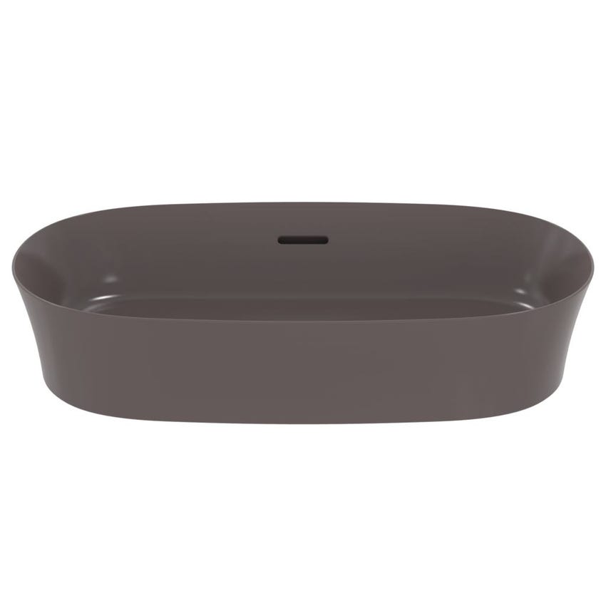 Immagine di Ideal Standard IPALYSS lavabo da appoggio 60 cm, con troppopieno, colore ardesia finitura opaco E1397V5