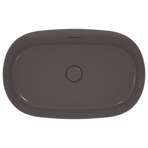 Immagine di Ideal Standard IPALYSS lavabo da appoggio 60 cm, con troppopieno, colore ardesia finitura opaco E1397V5