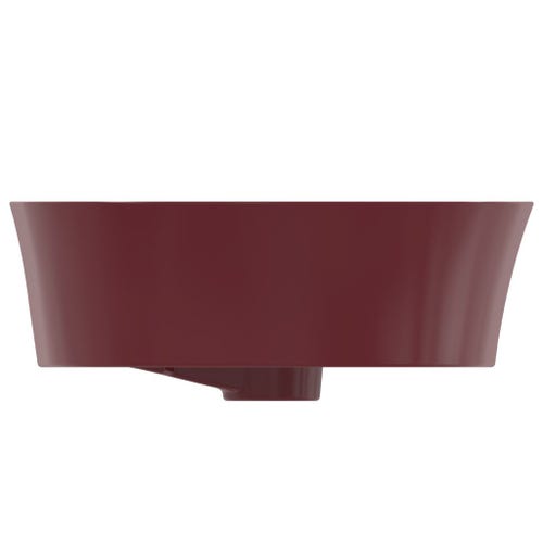 Immagine di Ideal Standard IPALYSS lavabo da appoggio 60 cm, con troppopieno, colore melograno finitura opaco E1397V6