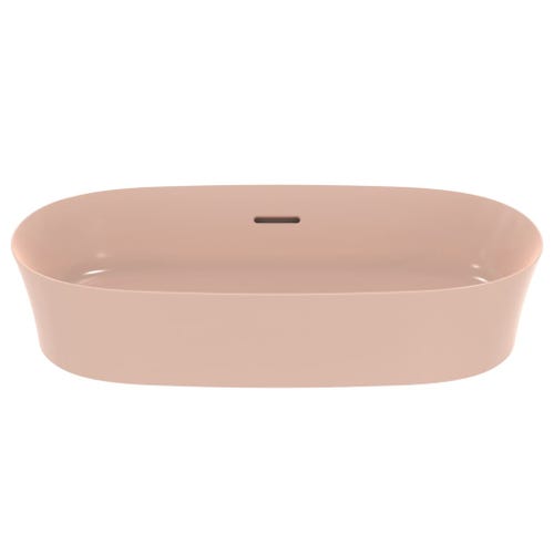 Immagine di Ideal Standard IPALYSS lavabo da appoggio 60 cm, con troppopieno, colore rosa pallido finitura opaco E1397V7