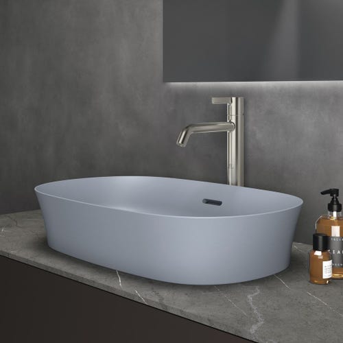 Immagine di Ideal Standard IPALYSS lavabo da appoggio 60 cm, con troppopieno, colore polvere finitura opaco E1397X8